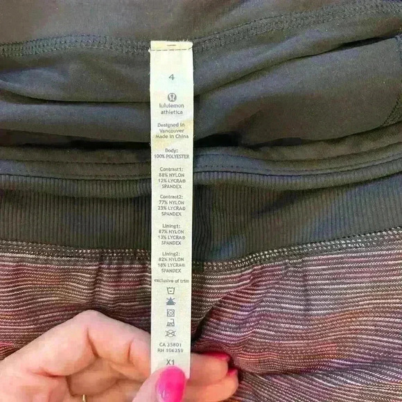 lululemon athletica Pink and Black Skort - Picture 7 of 7